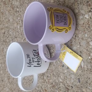Friends Set of 2 Coffee Mugs 13 oz. TV Series Show How You Doin? My Lobster